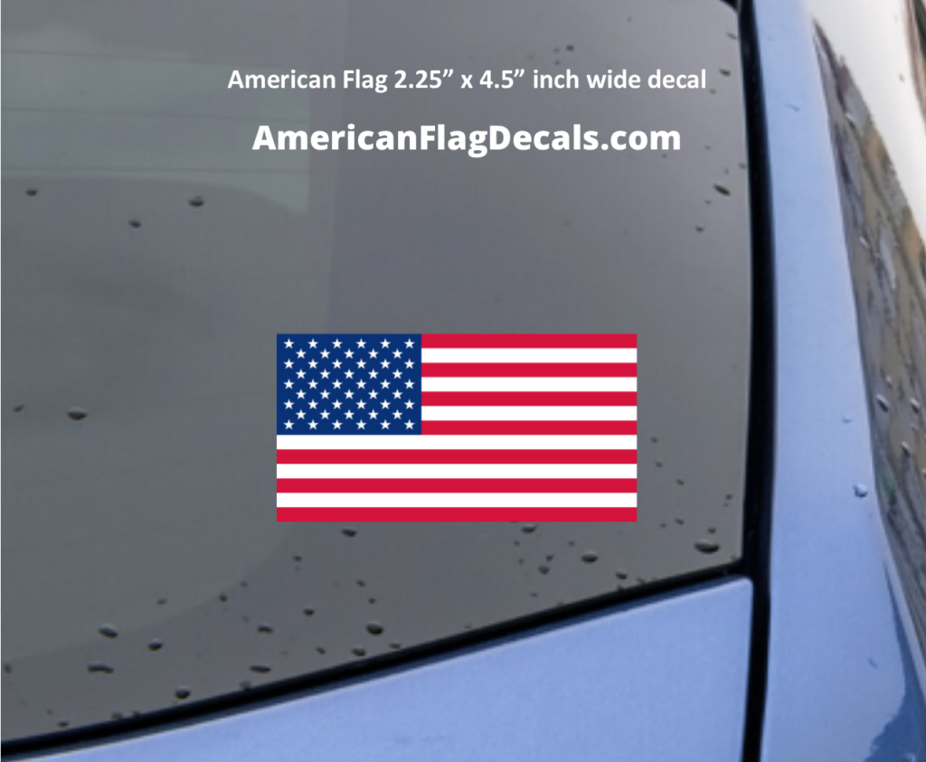 AMERICAN FLAG DECAL CAR STICKER