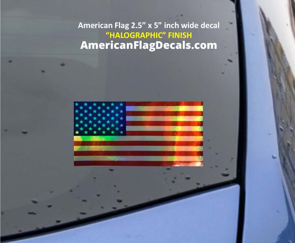 AMERICAN FLAG DECAL CAR STICKER
