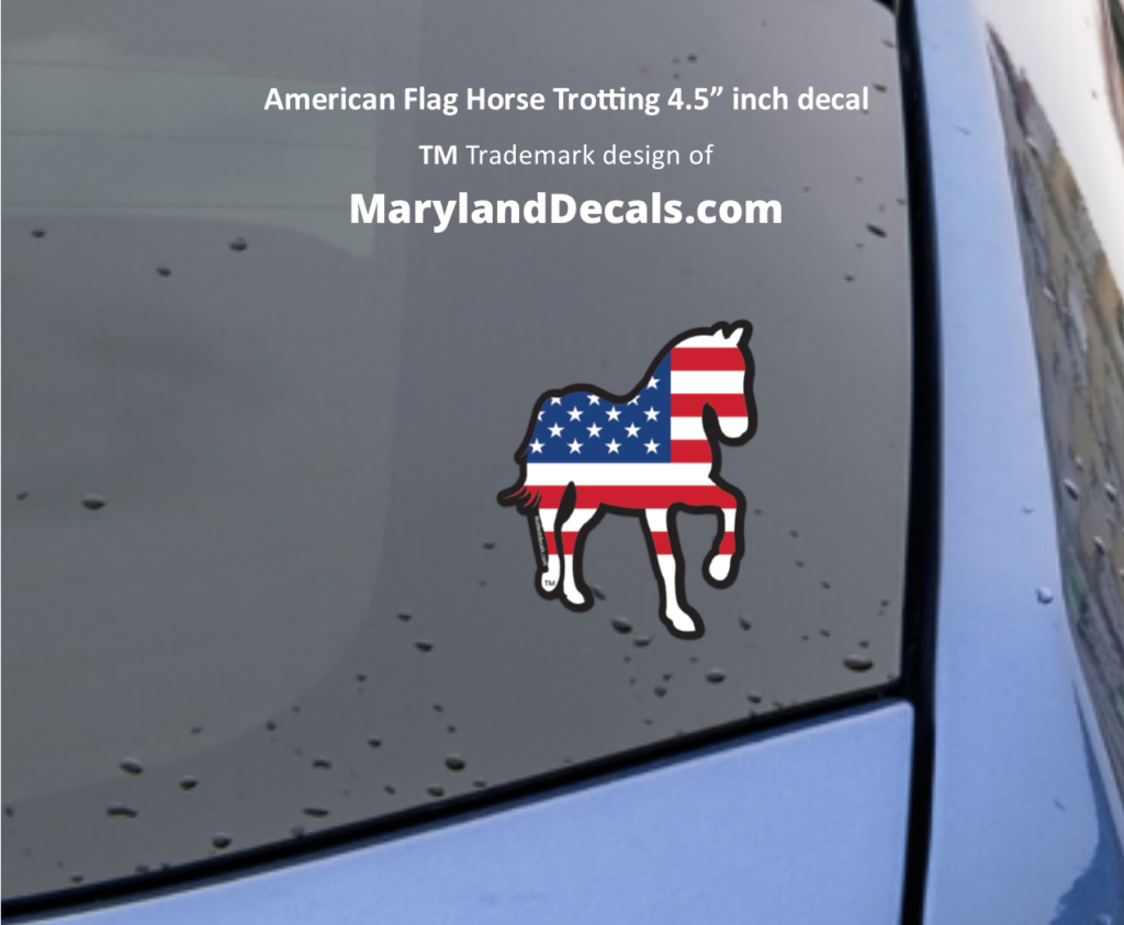 American horse decal