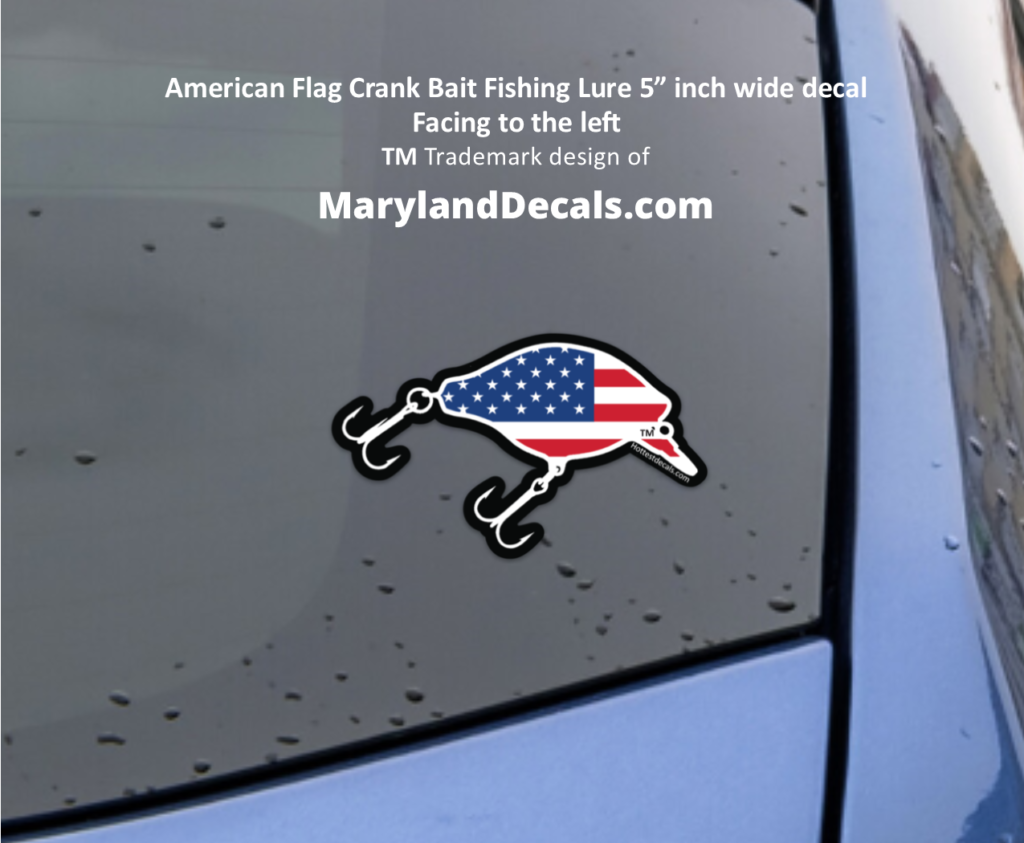 American Crankbait decal sticker MarylandDecals.com