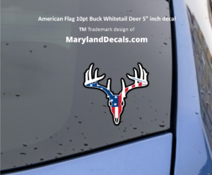American Buck car decal