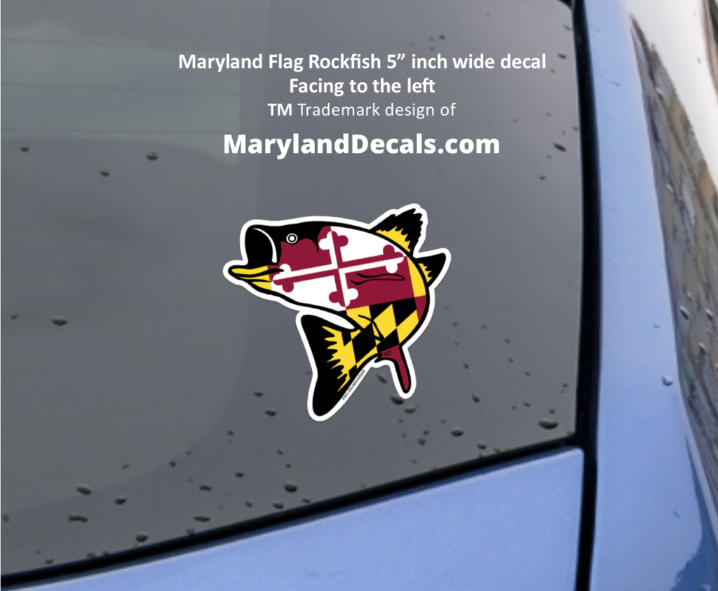 Maryland Fish decals
