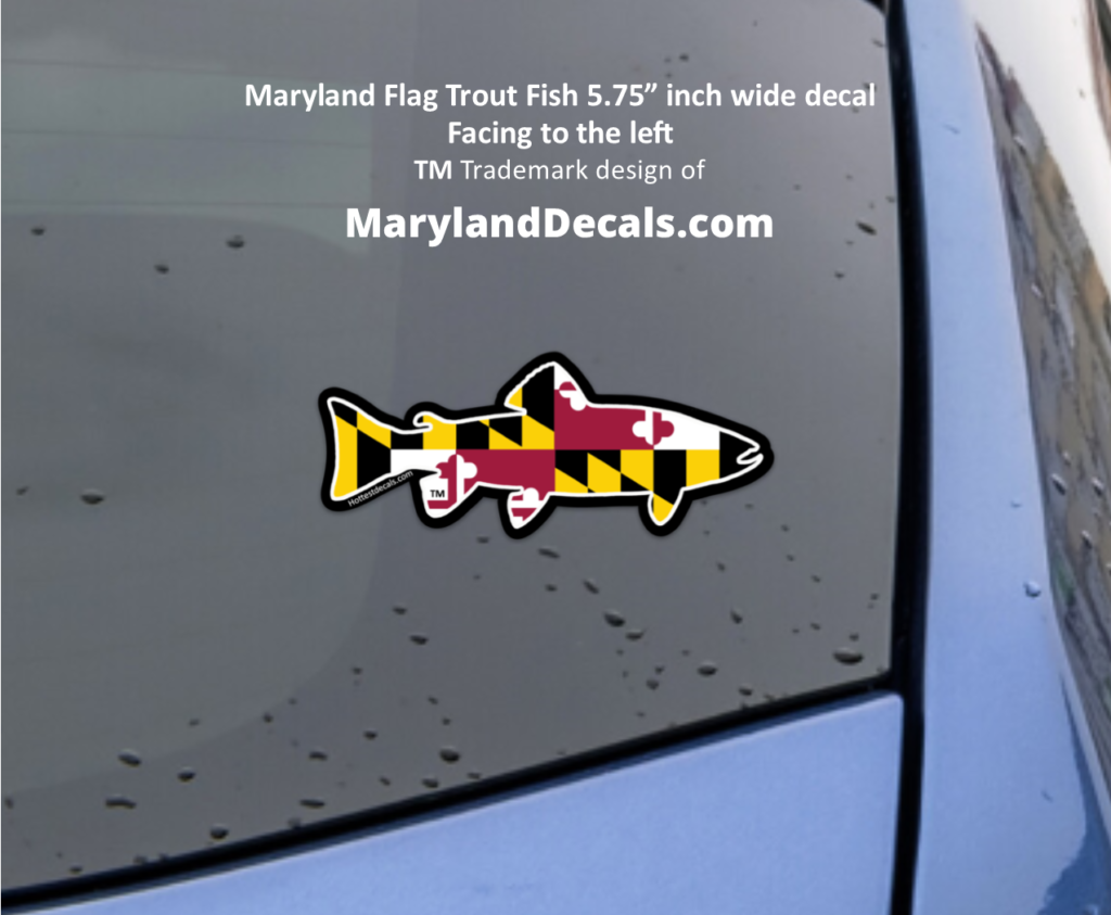 Maryland Fish decals sticker MarylandDecals.com